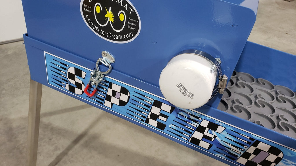 12" Speed Banker Unclassified Power Sluice with Dream Mat | Gold Mining Equipment